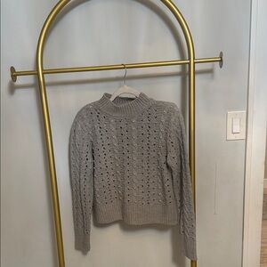 Elegant Gray Women's Sweater